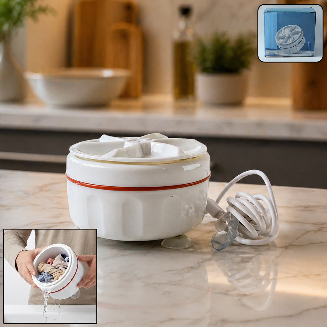 UltraWash Pro™ Portable Mini Washing Machine