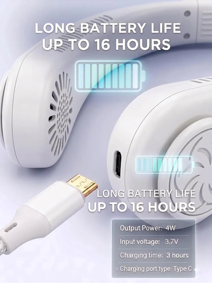 Portable Bladeless Neck Cooler Fan 🧊